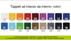colori Tappeto ad intarsio - colori