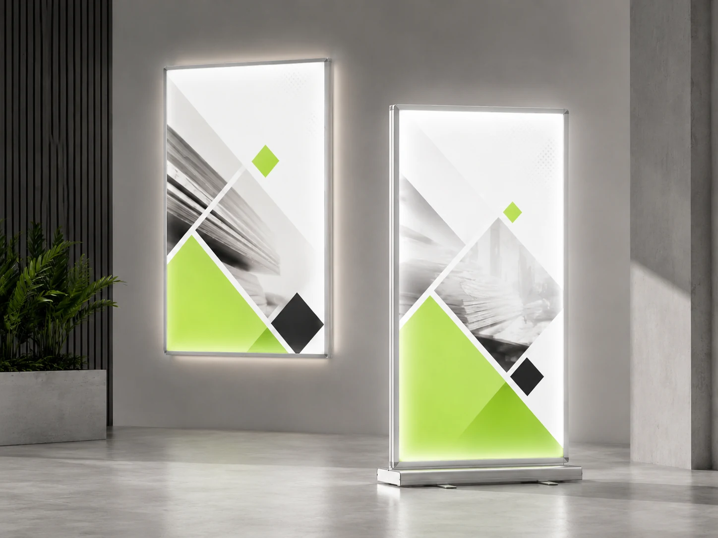 Strutture in alluminio modulari con LED a Gavardo (Brescia)